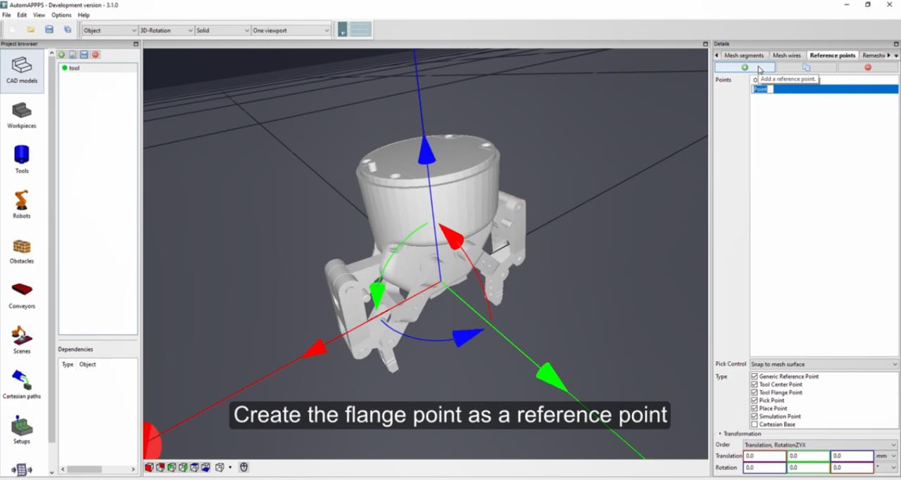 1.5、AUTOMAPPPS機(jī)器人編程教程-定義工具